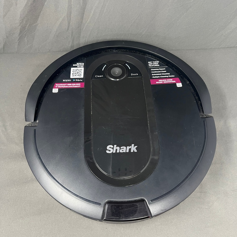 Shark RV1300S3US Robot Vacuum Cleaner Black Smart App Controlled Cleaning System